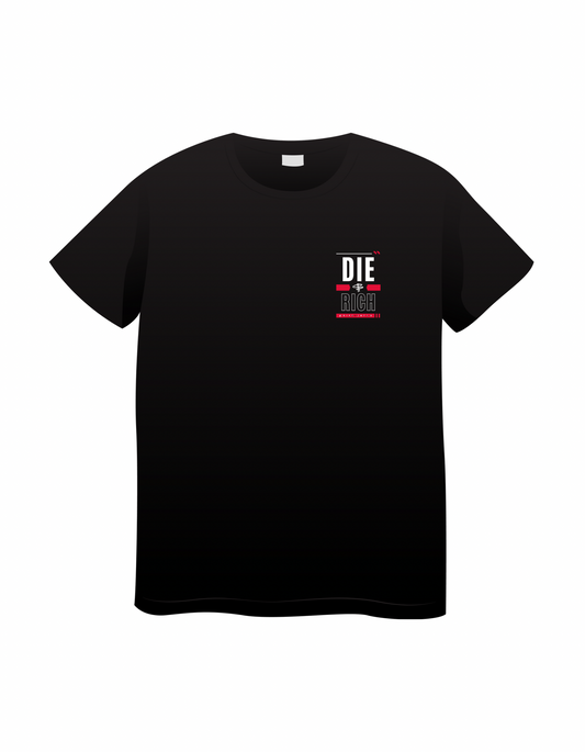 Die Rich Logo Blk Tshirt