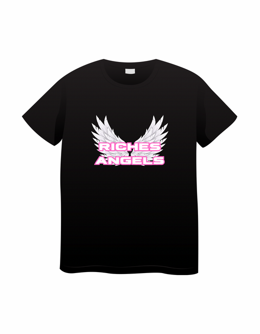 Riches Angels Blk Tshirt