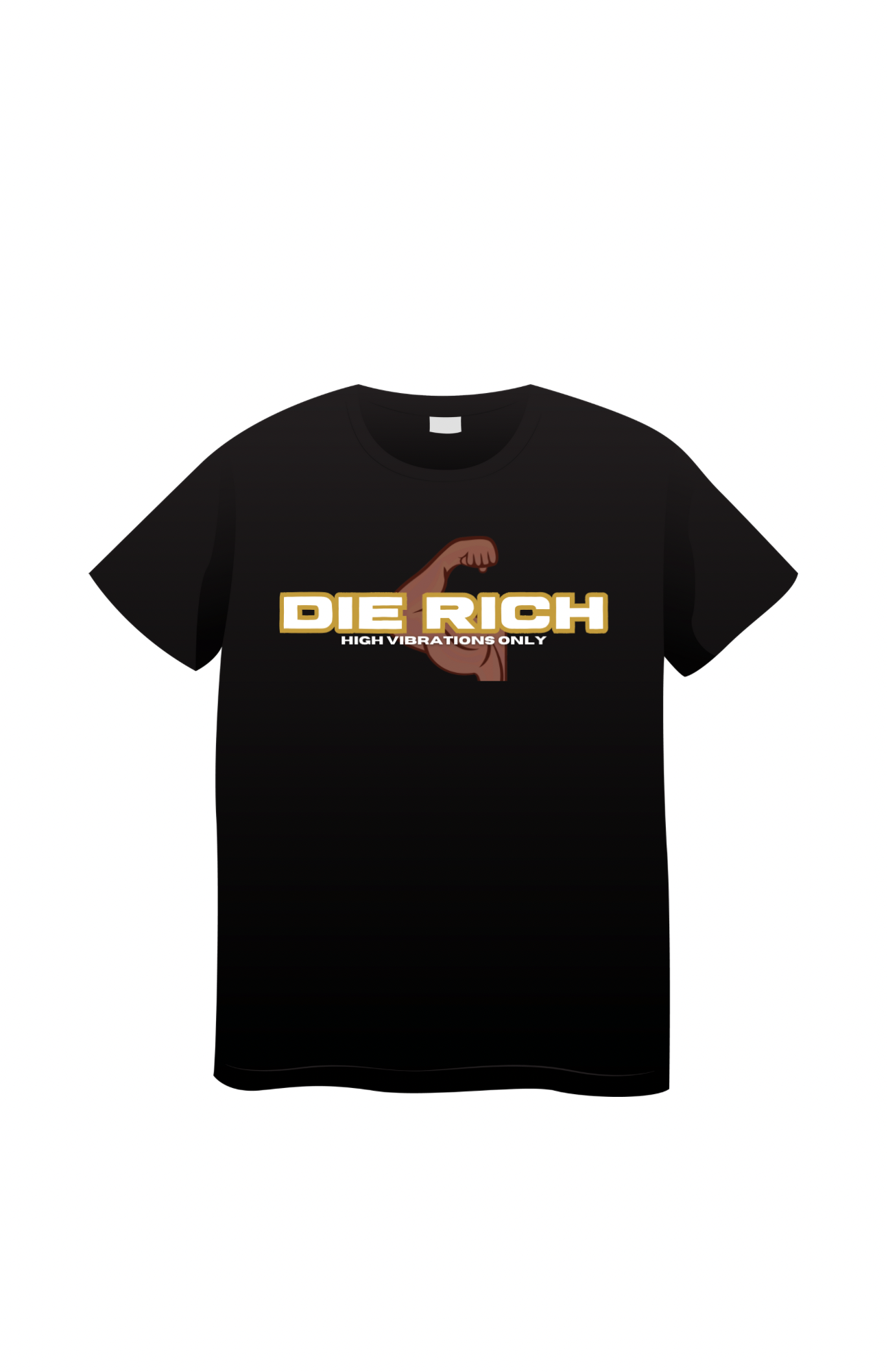 DieRich High Vibrations Only Tshirt Original Logo