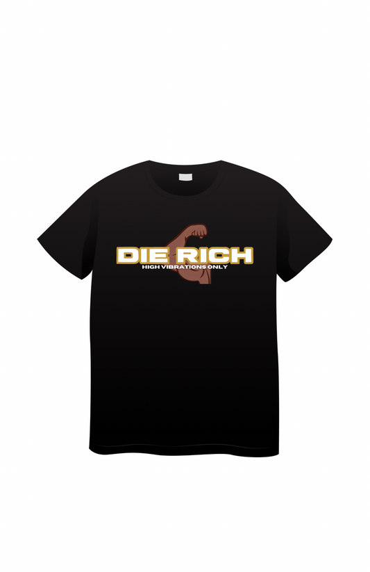 DieRich High Vibrations Only Tshirt Original Logo